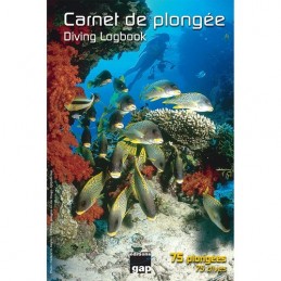 TECHNI PLONGEE carnet de plongée COUVERTURE POISSONS