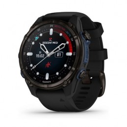 ordinateur montre DESCENT MK3i 43mm TITANE CARBON GREY DLC / NOIR GARMIN